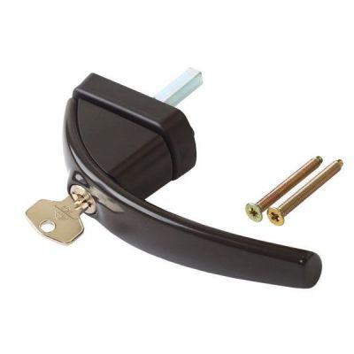 Ручка для окна SWING с ключом коричневая штифт 37 мм ROTO